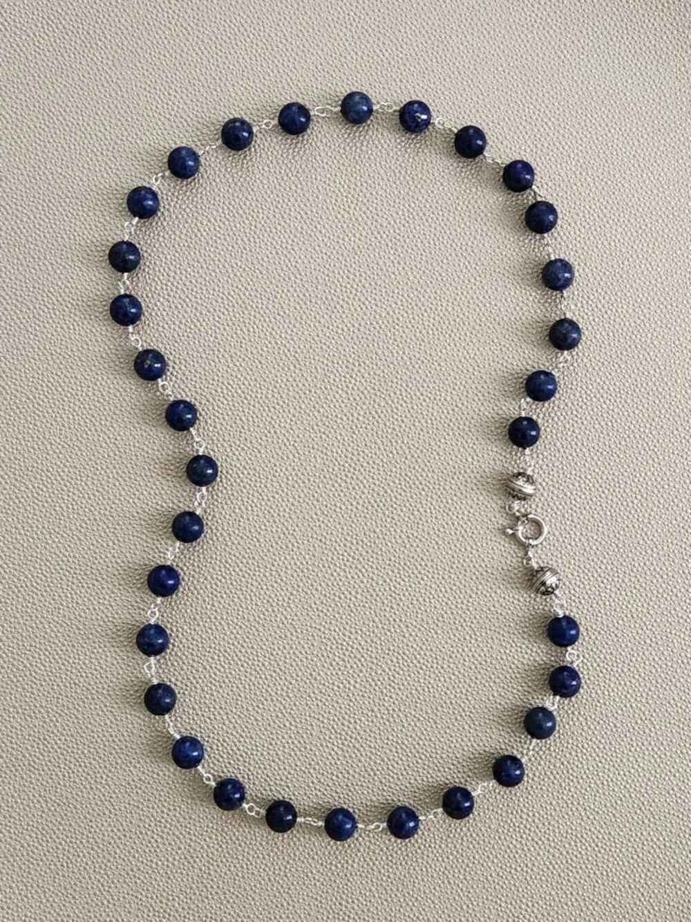 10MM LAPIS LAZULI NECKLACE-26